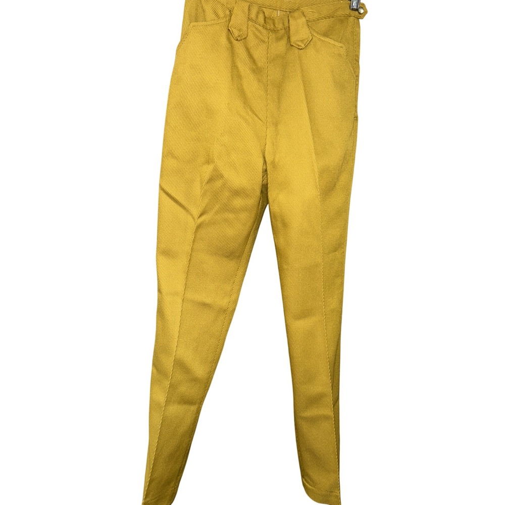 True Vintage Unisex Western Style Pants With Pearl Snap And Talon Zip 12" Flat‎